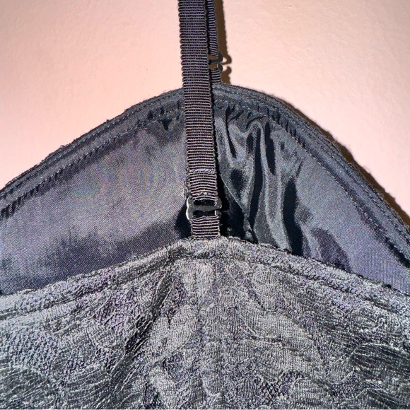 Jôn Black Lace Bustier Corset Tank Top Size 10 - Picture 6 of 8